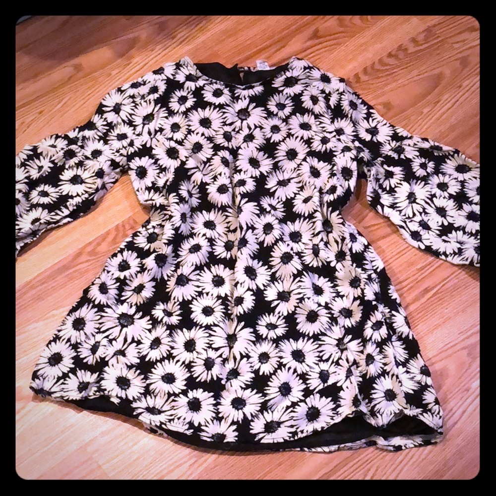 Forever 21 lined floral tunic